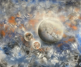 Stíny, 100x120 cm